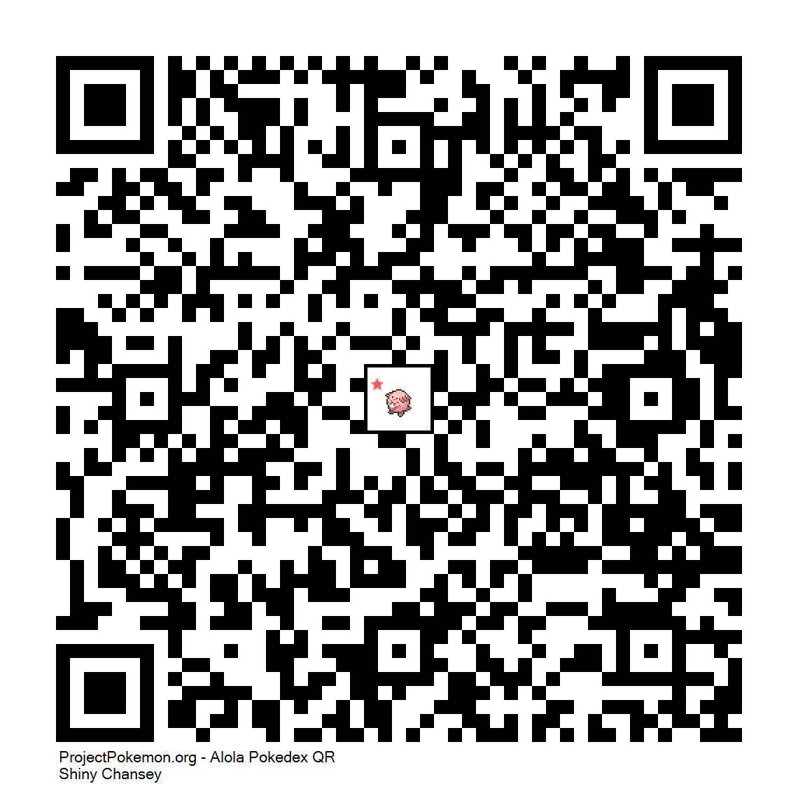 Cdigo QR de Chansey variocolor